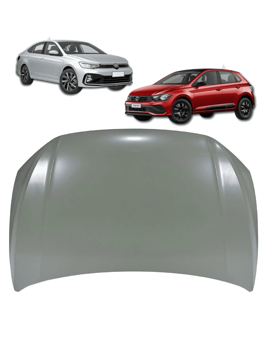 Capô automotivo novo em acabamento primer para reposição